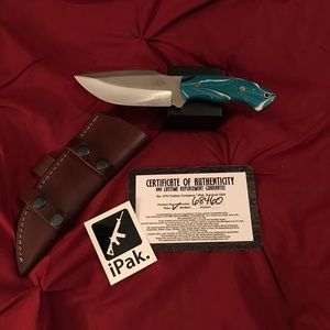 CFK iPak Handmade fixed blade Hunting Sport Knife